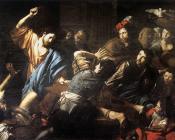 Christ Driving the Money Changers out of the Temple - 简·德·布伦·瓦伦汀